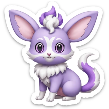  Fey Toony Espurr-Minccino-fusion-hybrid sticker