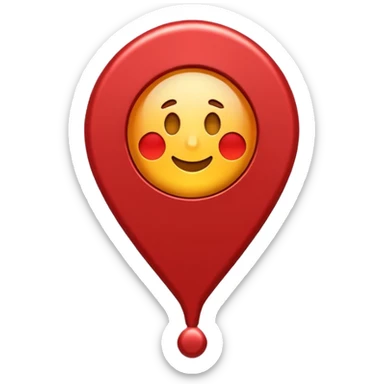 location marker simple sticker