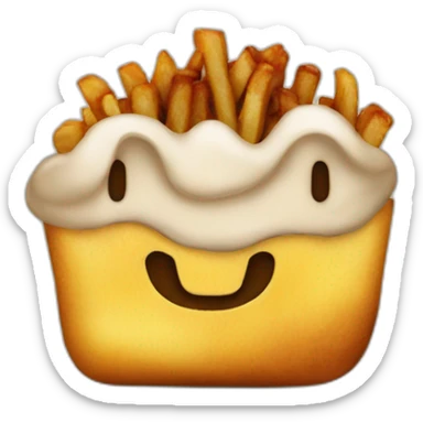 turd frenchfries sticker