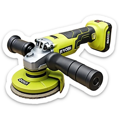 Ryobi One+18V 4-1/2" Angle Grinder PCL445B  sticker