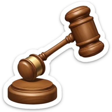 Gavel sticker