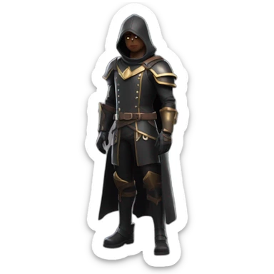 Fortnite-skin chevalier noir sticker