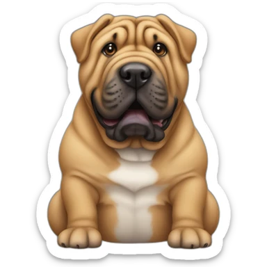 Sharpei sticker