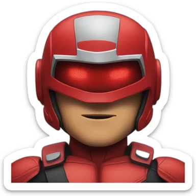 Marvel superhero Daredevil red Helmet sticker