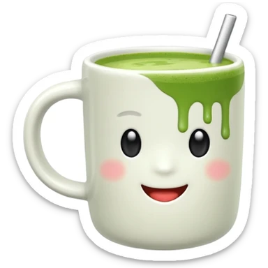 matcha drink sticker
