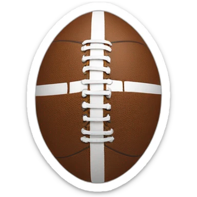 Rugby ballon sticker