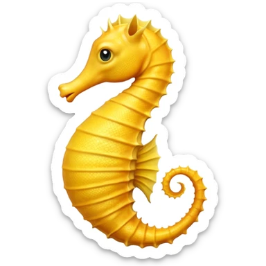 Sea horse pregnant Sea horse sticker