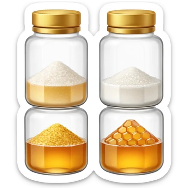 Salt and honey but separate  sticker