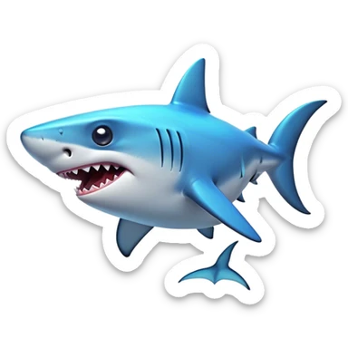 Cinematic Comical Hammerhead Shark Portrait Emoji, Head tilted dramatically with an exaggeratedly shocked expression, featuring its iconic wide-set eyes on a distinct hammer-shaped head, a sleek body with comically expressive fins, and a quirky, animated demeanor, Simplified yet hilariously expressive features, highly detailed, glowing with a slightly sassy oceanic glow, high shine, dramatic yet playful, stylized with an air of cheeky marine mischief, soft glowing outline, capturing the essence of a meme-worthy hammerhead that looks ready to side-eye its way into viral fame! sticker