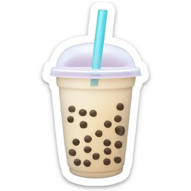 Bubble tea sticker