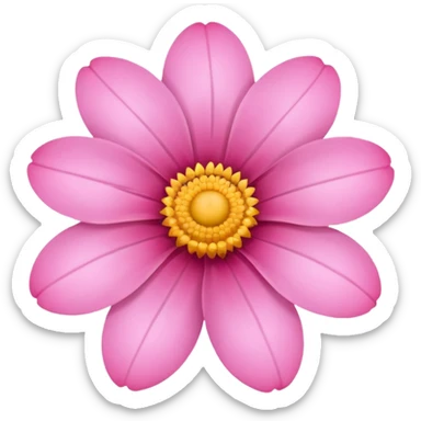 Flower pink  sticker