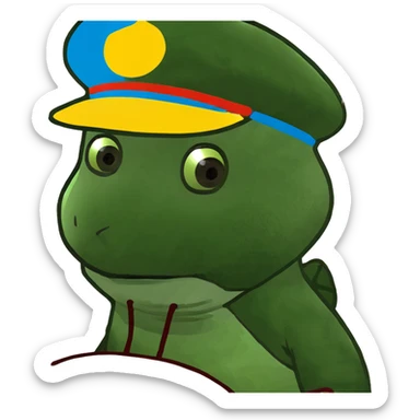 Pale Baby toddler brown hair sticker