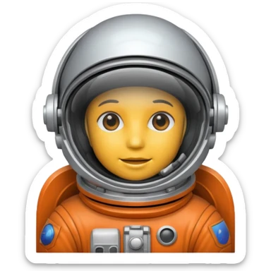 Astronaut helmet Large sticker
