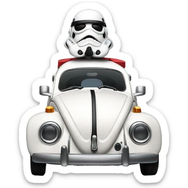1956 First Order Storm Trooper Volkswagen bug sticker