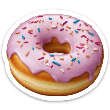 Créme filled donut sticker