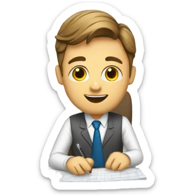 busy season accountant  sticker