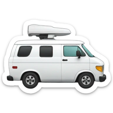 white astro van sticker