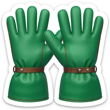 gloves gardening sticker