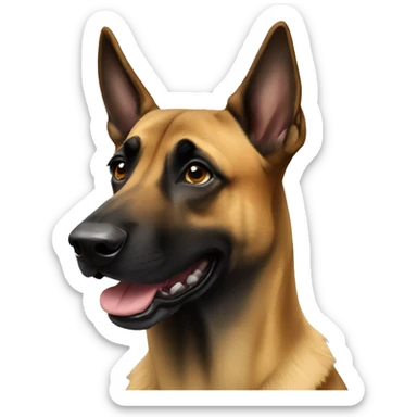Malinois dog sticker