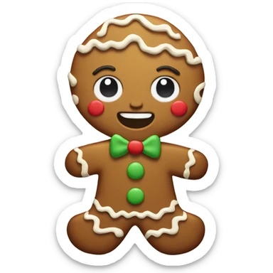 Gingerbread sticker