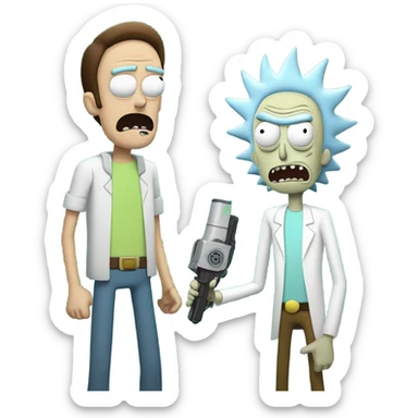 Rick and Morty I’m in  sticker