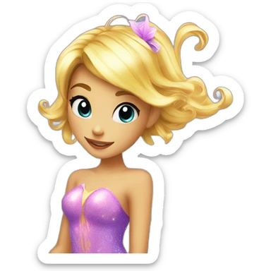 stella enchantix from winx club sticker