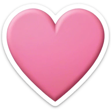 construction and heart pink sticker
