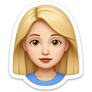 anya forger emoji with a contour sticker