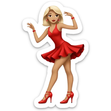 Heels dance sticker