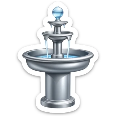 public drinking fountain sticker