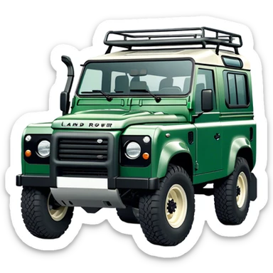 Land Rover Defender - Land Rover (Model Year: 2022) (Iconic colour: Green) sticker
