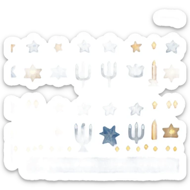 hanukkah sweater  sticker