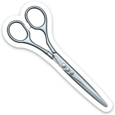  hairdressing scissors sticker