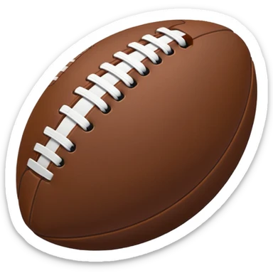 create a football icon inspired by airbnb category icons sticker