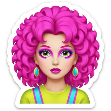 80'S CELEBRITY GIRL sticker