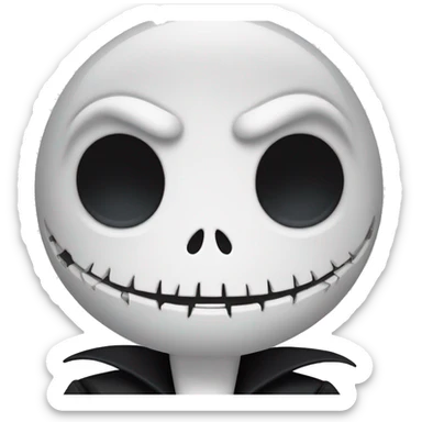Jack skellington sticker