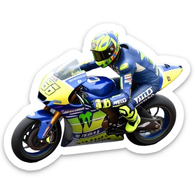 Valentino rossi supera marq Marquez sticker