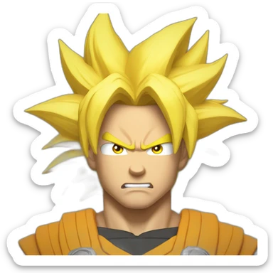 Super saiyan 3 sticker