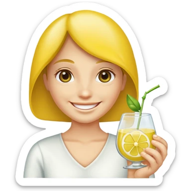 lemon drop cheers sticker