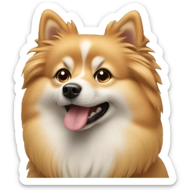 Spitz dog sticker