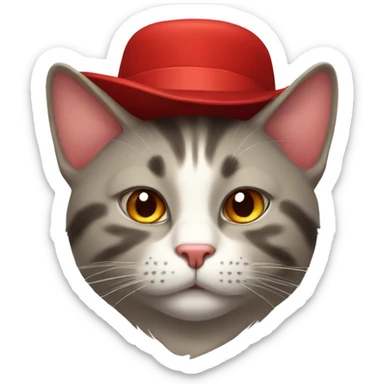 red hat CAT sticker