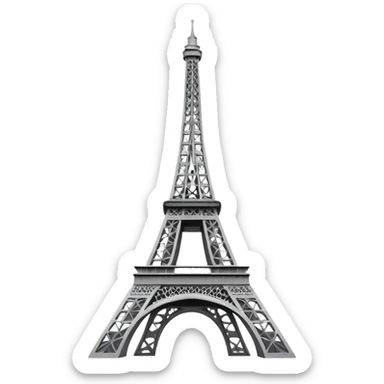make the effiel tower sticker