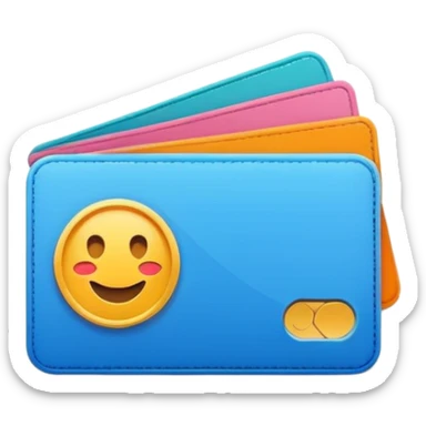 payment method flat style sticker