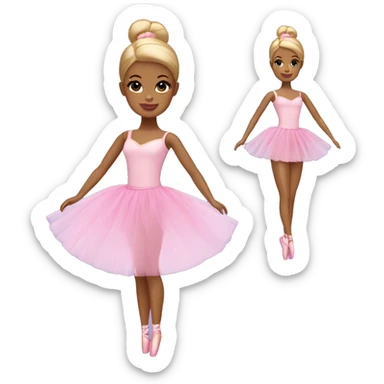 ballerina barbie  sticker