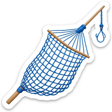 fishing net sticker