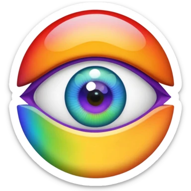  eyes spin multicolore 👁️+🌀+🟣🟢🟠🔵🔴🟡 sticker