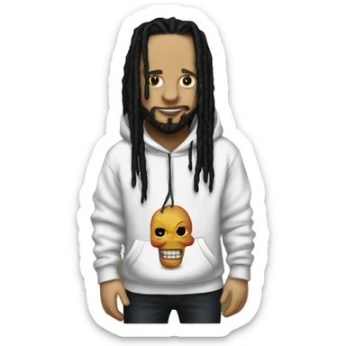 Korn hoodie sticker