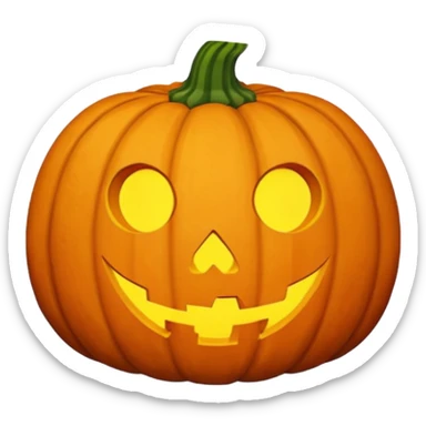 hallowen pumpkin sticker