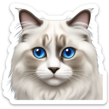 ragdoll cat sticker