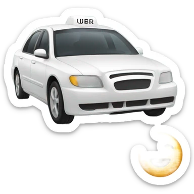 uber car sticker